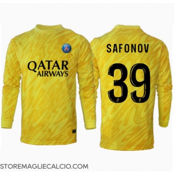 Paris Saint-Germain Matvei Safonov #39 Portiere Maglia Gara Terza Repliche 2024-25 Maniche Lunghe